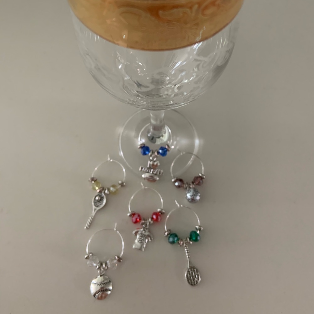 Handmade Wine Glass Charms